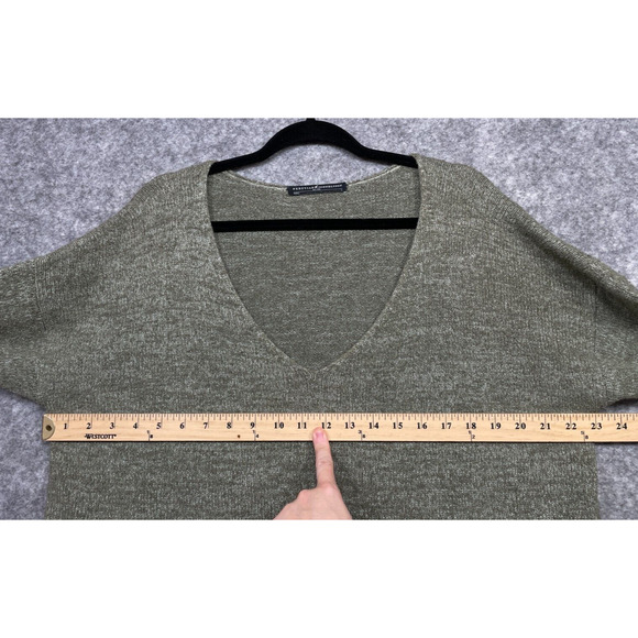 Peruvian Connection Womens Sweater Pima Cotton Knit Pullover Boxy‎ Tunic Green L - Picture 6 of 13